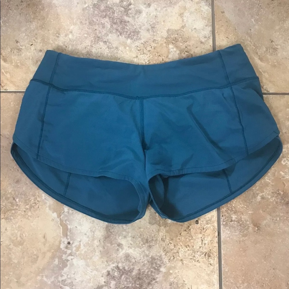 Lululemon speed Short 2.5 Pacific Teal 6
